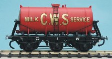 G.W.R./B.R. 6wh. Milk Tank Wagon Diag. O.38(1935)