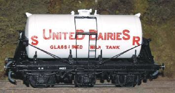 S.R./B.R. 6wh. Milk Tank Wagon Diags. 3155/57