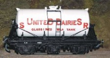 S.R./B.R. 6wh. Milk Tank Wagon Diags. 3155/57