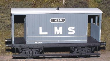 M.R./L.M.S./B.R. 20 ton Brake Van. Diag. D1568